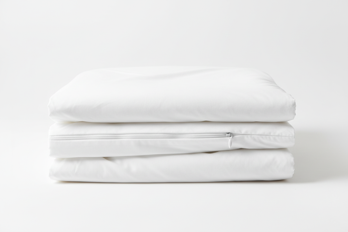 Duvet Cover Queen Size - Zipper Detail